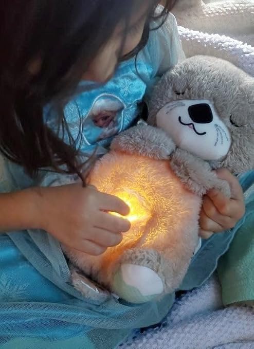 Breathing Teddy Bear Night Light | Soft Toy | Perfect Gift for Kids | Casvero