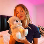 Breathing Teddy Bear Night Light | Soft Toy | Perfect Gift for Kids | Casvero